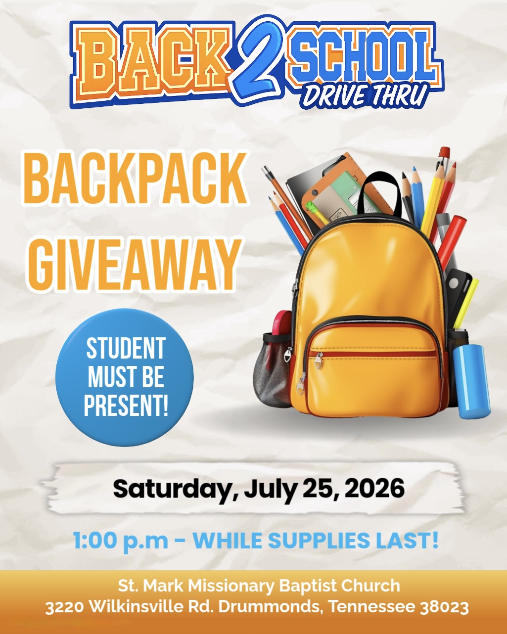 White 3d Maximalist School Backpack Giveaway A5 - Made with PosterMyWall-6 2